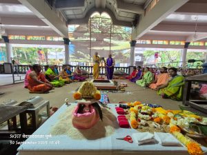 Purnahuti ceremony of Shatachandi and Navachandi Yajna